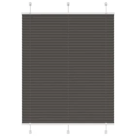 Estor Plisado negro 105x100 cm Tela Ancho 104,4 cm Poliéster de , Persianas y estores - Ref: Foro24-4015127, Precio: 18,44 €,...