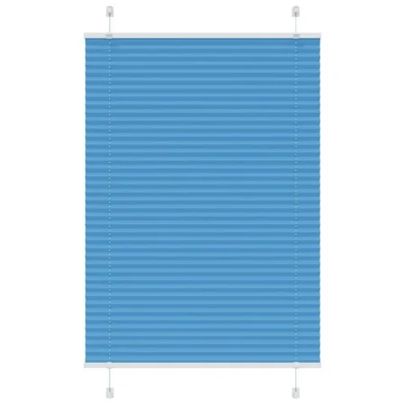 Estor Plisado azul 90x150 cm Tela Ancho 89,4 cm Poliéster de , Persianas y estores - Ref: Foro24-4015192, Precio: 15,44 €, De...
