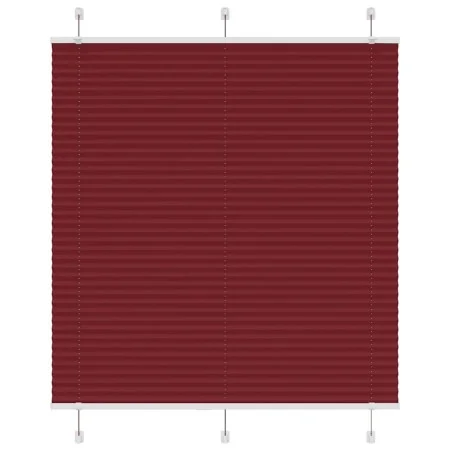 Estor Plisado rojo burdeos 120x150 cm Tela Ancho 119,4 cm de , Persianas y estores - Ref: Foro24-4015249, Precio: 21,49 €, De...