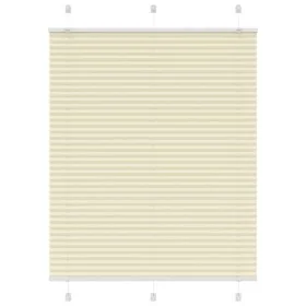 Estor Plisado crema 105x100 cm Tela Ancho 104,4 cm Poliéster de , Persianas y estores - Ref: Foro24-4015280, Precio: 14,96 €,...
