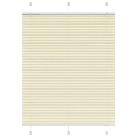 Estor Plisado crema 105x100 cm Tela Ancho 104,4 cm Poliéster de , Persianas y estores - Ref: Foro24-4015280, Precio: 14,96 €,...