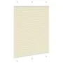 Estor Plisado crema 105x100 cm Tela Ancho 104,4 cm Poliéster de , Persianas y estores - Ref: Foro24-4015280, Precio: 14,96 €,...