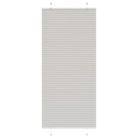 Estor Plisado gris claro 100x200 cm Tela Ancho 99,4cm Poliéster de , Persianas y estores - Ref: Foro24-4015364, Precio: 25,89...