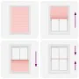 Estor Plisado rosa 95x150 cm Tela Ancho 94,4 cm Poliéster de , Persianas y estores - Ref: Foro24-4015448, Precio: 15,71 €, De...