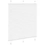 Estor Plisado blanco 120x150 cm Tela Ancho 119,4 cm Poliéster de , Persianas y estores - Ref: Foro24-4015504, Precio: 21,49 €...