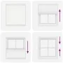 Estor Plisado blanco 120x150 cm Tela Ancho 119,4 cm Poliéster de , Persianas y estores - Ref: Foro24-4015504, Precio: 21,49 €...
