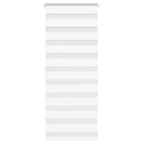 Estor cebra blanco 55x100 cm tejido ancho 50,9 cm poliéster de , Persianas y estores - Ref: Foro24-4014720, Precio: 21,27 €, ...