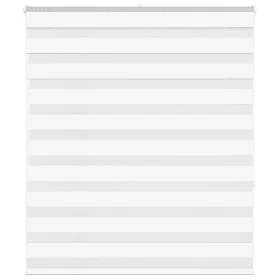 Estor cebra blanco 135x150 cm tejido ancho 130,9 cm poliéster de , Persianas y estores - Ref: Foro24-4014762, Precio: 27,64 €...