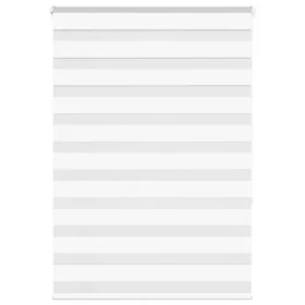 Estor cebra blanco 110x150 cm tejido ancho 105,9 cm poliéster de , Persianas y estores - Ref: Foro24-4014757, Precio: 31,52 €...
