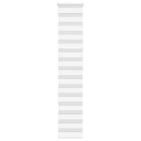 Estor cebra blanco 40x200 cm tejido ancho 35,9 cm poliéster de , Persianas y estores - Ref: Foro24-4014769, Precio: 20,58 €, ...