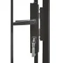 Puerta de jardín de acero negro 1x1,75 m de vidaXL, Puertas de jardín - Ref: Foro24-143059, Precio: 130,33 €, Descuento: %