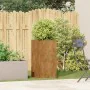 Jardinera oxidada 40x40x80 cm acero corten de , Maceteros y jardineras - Ref: Foro24-860709, Precio: 83,82 €, Descuento: %