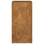 Jardinera oxidada 40x40x80 cm acero corten de , Maceteros y jardineras - Ref: Foro24-860709, Precio: 83,82 €, Descuento: %