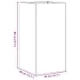 Jardinera oxidada 40x40x80 cm acero corten de , Maceteros y jardineras - Ref: Foro24-860709, Precio: 83,82 €, Descuento: %