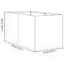 Jardinera oxidada 40x80x40 cm acero corten de , Maceteros y jardineras - Ref: Foro24-860737, Precio: 56,02 €, Descuento: %