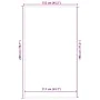 Felpudo azul 115x200 cm de , Felpudos - Ref: Foro24-4105575, Precio: 51,75 €, Descuento: %
