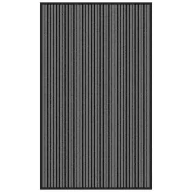Felpudo a rayas negro y gris 90x150 cm by , Doormats - Ref: Foro24-4105596, Price: 34,30 €, Discount: %