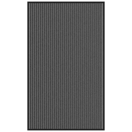 Felpudo a rayas negro y gris 90x150 cm de , Felpudos - Ref: Foro24-4105596, Precio: 34,30 €, Descuento: %