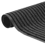 Felpudo a rayas negro y gris 90x150 cm de , Felpudos - Ref: Foro24-4105596, Precio: 34,30 €, Descuento: %