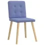 Sillas de comedor 6 uds tela azul jeans de , Sillas de comedor - Ref: Foro24-3315448, Precio: 288,54 €, Descuento: %