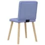 Sillas de comedor 6 uds tela azul jeans de , Sillas de comedor - Ref: Foro24-3315448, Precio: 288,54 €, Descuento: %