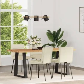 Sillas de comedor 4 unidades terciopelo crema von , Essstühle - Ref: Foro24-3315391, Preis: 181,12 €, Rabatt: %