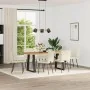 Sillas de comedor 6 unidades de terciopelo crema de , Sillas de comedor - Ref: Foro24-3315512, Precio: 250,14 €, Descuento: %