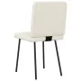 Sillas de comedor 6 unidades de terciopelo crema de , Sillas de comedor - Ref: Foro24-3315512, Precio: 250,14 €, Descuento: %