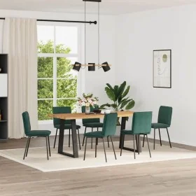 Sillas de comedor 6 unidades terciopelo verde oscuro de , Sillas de comedor - Ref: Foro24-3315616, Precio: 261,07 €, Descuent...