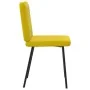 Sillas de comedor 4 unidades terciopelo amarillo de , Sillas de comedor - Ref: Foro24-3315240, Precio: 166,39 €, Descuento: %