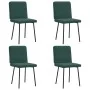 Sillas de comedor 4 unidades terciopelo verde oscuro de , Sillas de comedor - Ref: Foro24-3315235, Precio: 166,39 €, Descuent...