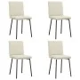 Sillas de comedor 4 unidades terciopelo crema by , dining chairs - Ref: Foro24-3315353, Price: 176,89 €, Discount: %