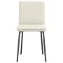 Sillas de comedor 4 unidades terciopelo crema by , dining chairs - Ref: Foro24-3315353, Price: 176,89 €, Discount: %