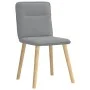 Sillas de comedor 6 unidades de tela gris claro by , dining chairs - Ref: Foro24-3315590, Price: 299,32 €, Discount: %