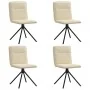 Sillas de comedor 4 unidades tela color crema von , Essstühle - Ref: Foro24-3315339, Preis: 201,44 €, Rabatt: %