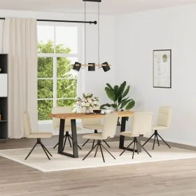 Sillas de comedor 6 unidades tela color crema von , Essstühle - Ref: Foro24-3315609, Preis: 300,95 €, Rabatt: %