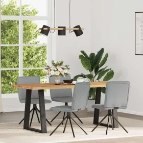 Sillas de comedor 4 unidades tela gris claro de , Sillas de comedor - Ref: Foro24-3315332, Precio: 201,44 €, Descuento: %