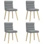 Sillas de comedor 4 unidades tela gris claro von , Essstühle - Ref: Foro24-3315393, Preis: 212,78 €, Rabatt: %