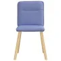 Sillas de comedor 6 uds tela azul jeans de , Sillas de comedor - Ref: Foro24-3315600, Precio: 299,32 €, Descuento: %