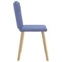 Sillas de comedor 6 uds tela azul jeans de , Sillas de comedor - Ref: Foro24-3315600, Precio: 299,32 €, Descuento: %
