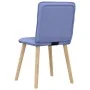 Sillas de comedor 6 uds tela azul jeans de , Sillas de comedor - Ref: Foro24-3315600, Precio: 299,32 €, Descuento: %