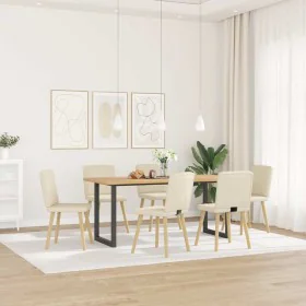 Sillas de comedor 6 unidades lino de , Sillas de comedor - Ref: Foro24-3315578, Precio: 305,26 €, Descuento: %