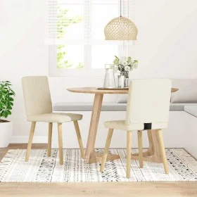 Sillas de comedor 2 unidades lino de , Sillas de comedor - Ref: Foro24-4101132, Precio: 107,96 €, Descuento: %