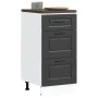 Mueble bajo de cocina Porto madera contrachapada negro de , Armarios de cocina - Ref: Foro24-854221, Precio: 82,13 €, Descuen...