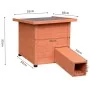 @Pet Casa para erizos XL madera marrón 53x65x52cm de , Jaulas para pájaros y animales - Ref: Foro24-447625, Precio: 125,26 €,...