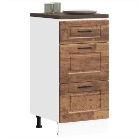 Mueble bajo de cocina porto madera vieja madera reconstituida de , Armarios de cocina - Ref: Foro24-854228, Precio: 88,32 €, ...