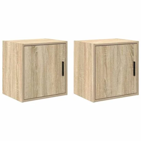 Armarios de pared 2 uds para garaje madera de ingeniería de , Armarios industriales - Ref: Foro24-860630, Precio: 60,58 €, De...