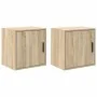 Armarios de pared 2 uds para garaje madera de ingeniería de , Armarios industriales - Ref: Foro24-860630, Precio: 60,58 €, De...