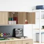 Armarios de pared 2 uds para garaje madera de ingeniería de , Armarios industriales - Ref: Foro24-860630, Precio: 60,58 €, De...
