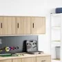 Armarios de pared 2 uds para garaje madera de ingeniería de , Armarios industriales - Ref: Foro24-860630, Precio: 60,58 €, De...